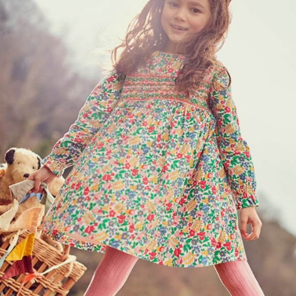 Other - NWT Girls Flower Multi Color Draped Dress Size 7T